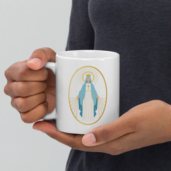 Religious Mug with Virgin Mary Image - Image 2